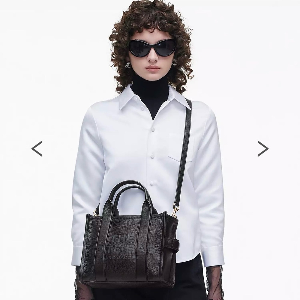 NWT Marc Jacobs The Tote Bag leather small black - Picture 5 of 5